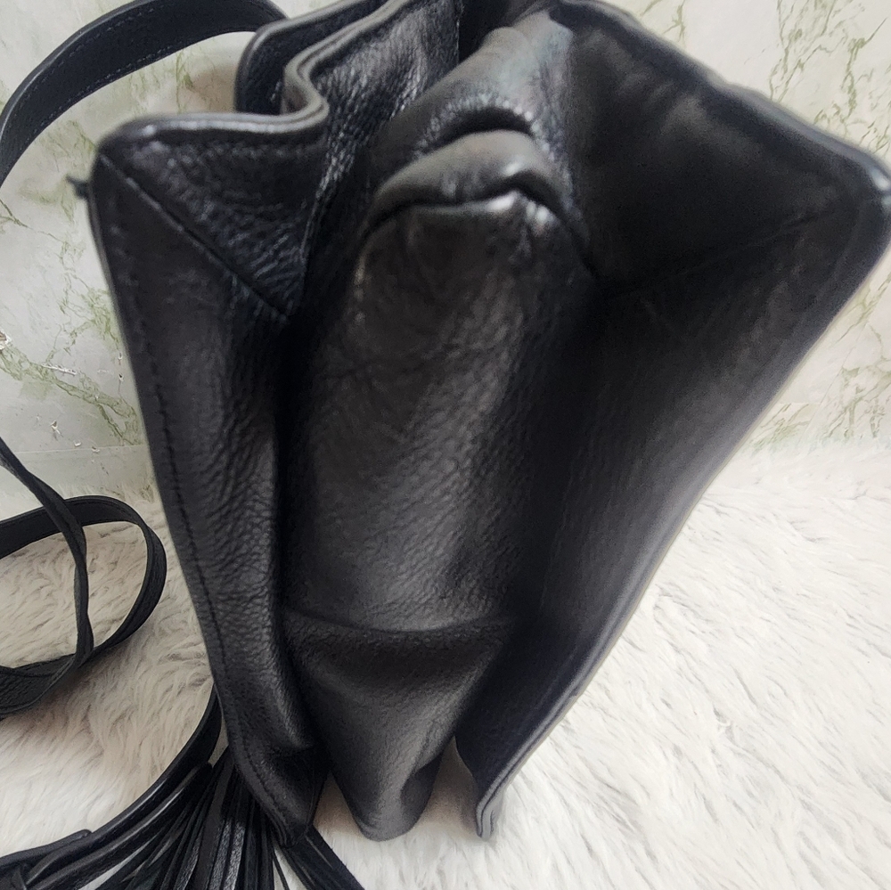 CLEMENTS RIBEIRO Black Leather Crossbody - Picture 9 of 13